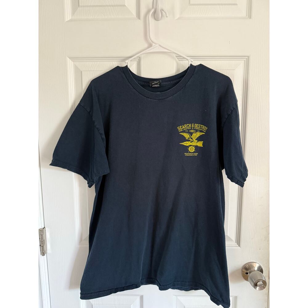 Obey Search & Destroy Graphic T-Shirt Large